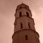 The Belfry of the Cathedral Basilica in Vilnius